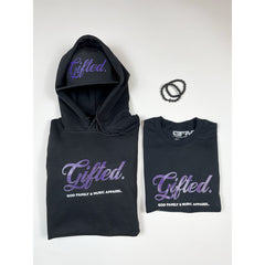 Gifted Trucker Hat- Black/Purple