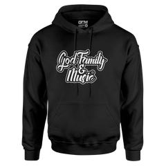 GFM Graffiti Hoodie - Black
