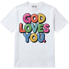 God Loves You - White