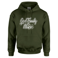 GFM Graffiti Hoodie -Military Green