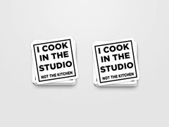 I Cook In The Studio Sticker Pack