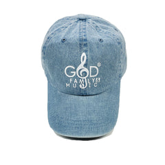 Blue Denim GFM Logo Dad Hat